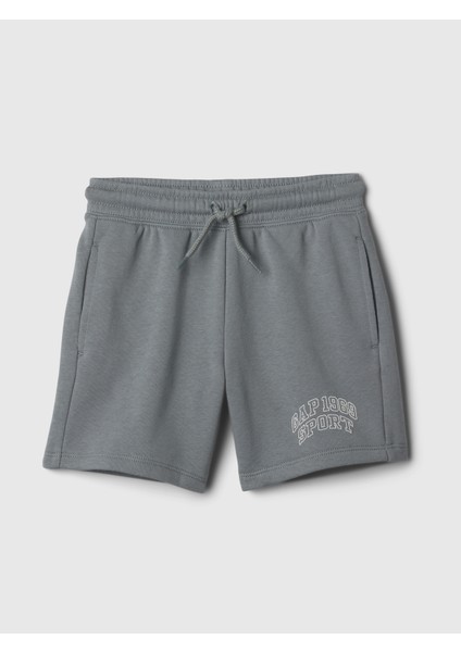 Erkek Bebek Gri Gap Logo Sweat Şort