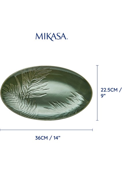 Jardin Seramik 36CM Oval Servis Tabağı fırsatları
