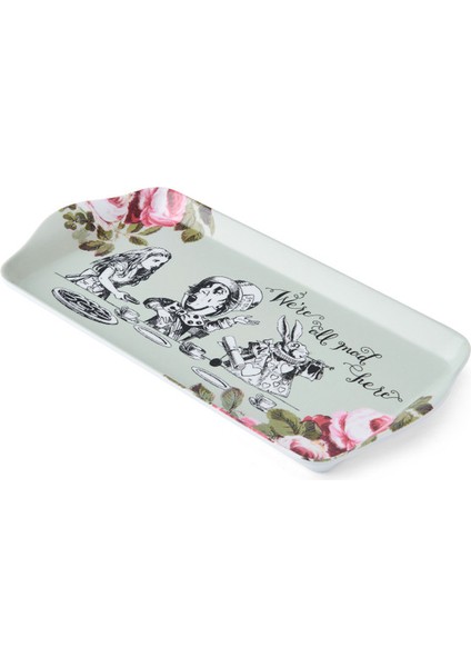 x V&a Alice In Wonderland Melamin Servis Tepsisi 31X15CM fiyatları