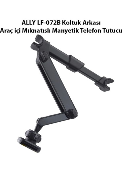 Manyetik araç içi telefon tutucu, siyah, kolay ve güvenli kullanım