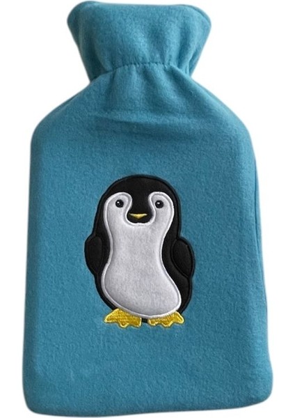 Mavi Penguen Figürlü Polarlı Sıcak Su Torbası