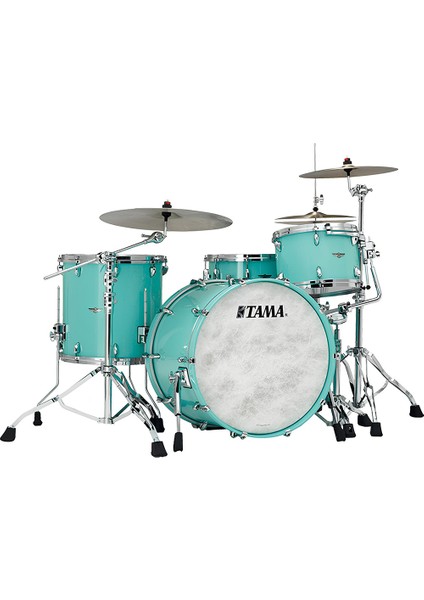 TW42RZS-GAQ Star Walnut Grand Aqua Blue 4 Parça (22B/10T/12T/16F) Akustik Davul Seti