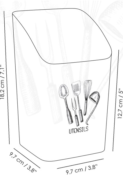 2'li Tezgah Üstü Kaşıklık - Mutfak Organizer Düzenleyici Kepçelik Kaşık Bıçak Standı Siyah Beyaz indirimleri