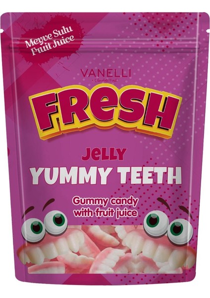 Fresh Jelly Yumuşak Şeker- Teeth 200 gr