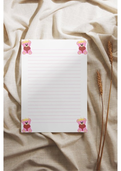 A6 Pinterest Ayıcıklar Çek-Kopar Notepad, Memopad, Note Defteri, To Do List