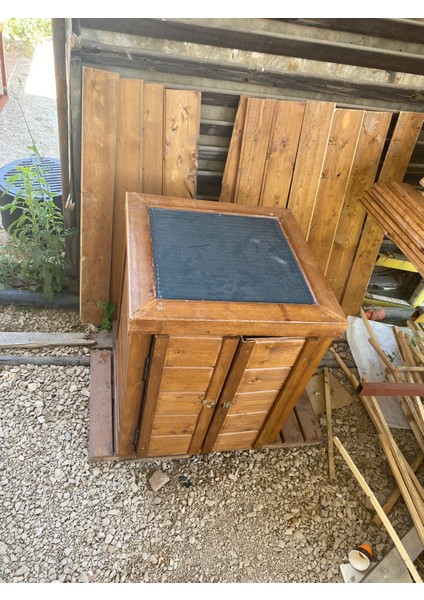 Ahşap Bahçe Dolap, Dış Alan Kullanım 80 cm x 60 cm modelleri