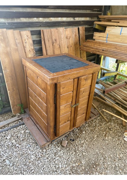 Ahşap Bahçe Dolap, Dış Alan Kullanım 80 cm x 60 cm fırsatları