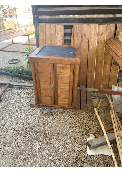 Ahşap Bahçe Dolap, Dış Alan Kullanım 80 cm x 60 cm indirimleri