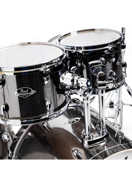 EXX725BR/C21 Export EXX Smokey Chrome 5 Parça (22B/12T/13T/16F/14S) Aksamlı ve Zilli Akustik Davul Seti indirimleri