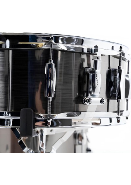 EXX725BR/C21 Export EXX Smokey Chrome 5 Parça (22B/12T/13T/16F/14S) Aksamlı ve Zilli Akustik Davul Seti