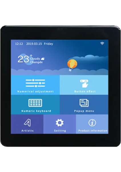 TC040C14 U(W)04 – 4 Inch IPS Ekranlı Akıllı Iot Termostat Modülü