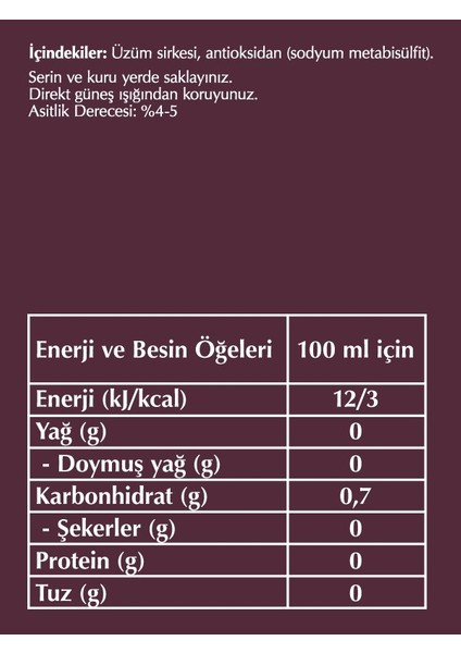 Fersan Üzüm Sirkesi 1 Lt Pet