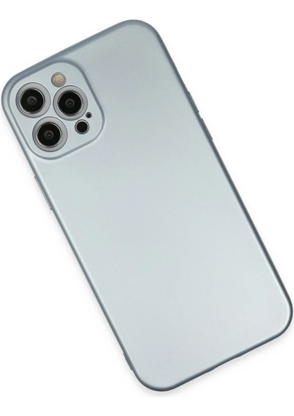 iPhone 12 Pro Max Kılıf Nano Içi Kadife Silikon - Sky Blue modelleri
