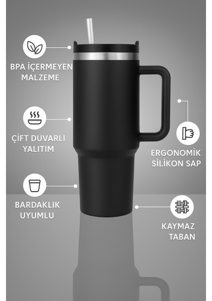 Profesyonel 304 Paslanmaz Çelik 4 Mevsim Sıcak ve Soğuk Çay Kahve Termosu Paslanmaz Çelik 1.2 Litre Termos Suluk Gezi Piknik Için Ev Iş Okul Spor Için X55 indirimleri