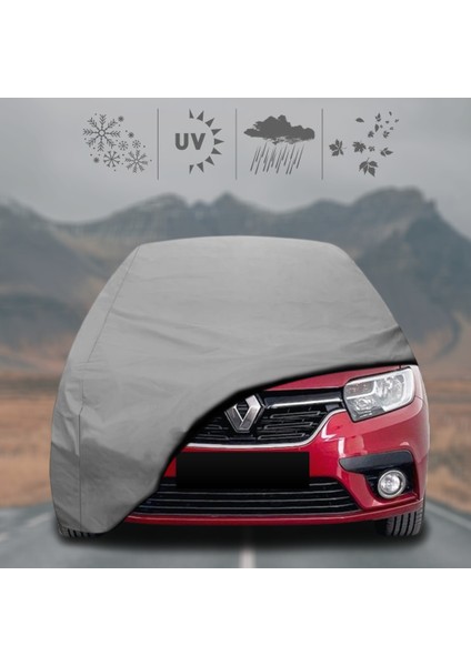 Renault Symbol (2013 - ) Oto Branda Su Geçirmez Miflonlu Araba Brandası Klipsli Araba Çadırı