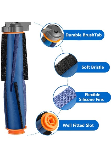 Shark Aı AV2501S AV2501AE AV2511AE RV2502AE AV2610WA RV2610WD Robotik Süpürge Parçaları Için Ana Fırça Değişimi (Yurt Dışından)