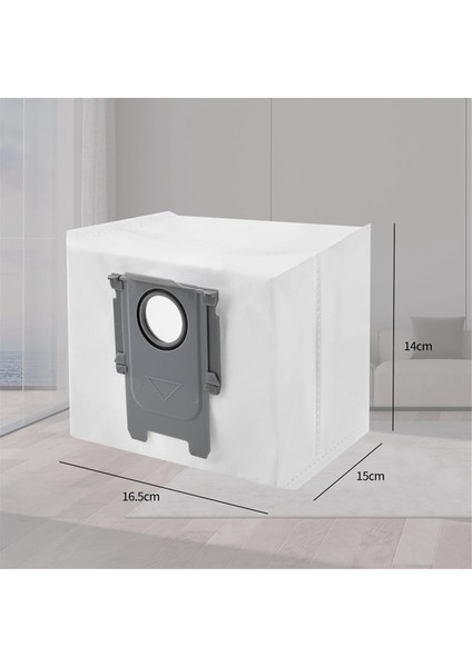 Roborock S7 Maxv Ultra / S7 Pro Ultra / Q7 Max / Q7 Max+/q7 Max+Plus / S8+/q5+ Elektrikli Süpürge Torbaları Için 14 Paket Toz Torbası (Yurt Dışından)