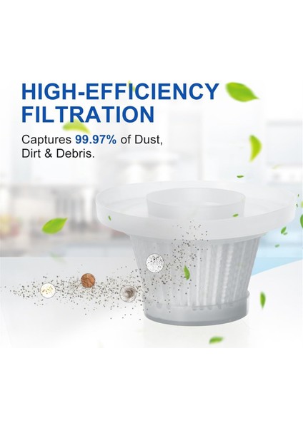 Duck Vac Kompakt Elektrikli Süpürge Için 4 Paket Yedek Filtre, Yıkanabilir Filtre Elektrikli Süpürge Parçaları (Yurt Dışından)