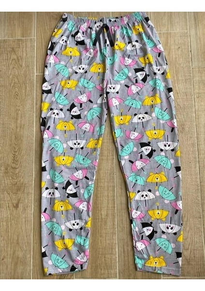 Karakter Desenli Pamuklu Yazlık Tek Alt