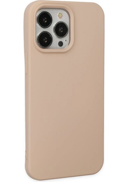 iPhone 15 Pro Kılıf Nano Içi Kadife Silikon - Pudra fiyatları
