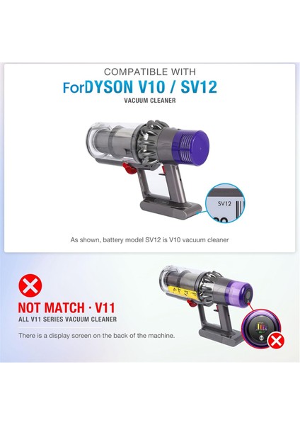 Dyson V10 SV12 Elektrikli Süpürge Için Ana Gövde Montaj Muhafazası Ana Gövde Montaj Servis Montaj Muhafaza Parçası (Yurt Dışından)