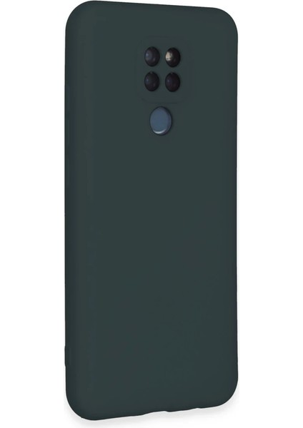 General Mobile Gm 20 Kılıf Nano Içi Kadife Silikon - Koyu Yeşil