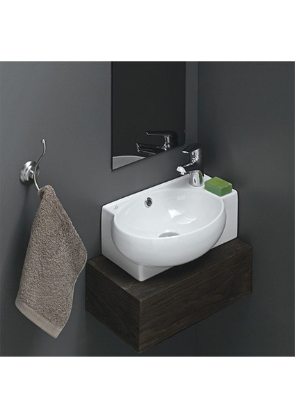 Cerastyle Mini Köşe Lavabo 28 cm 001300U fiyatları