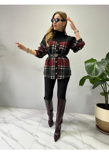 Bordo Ekose Sweatshirt fiyatları