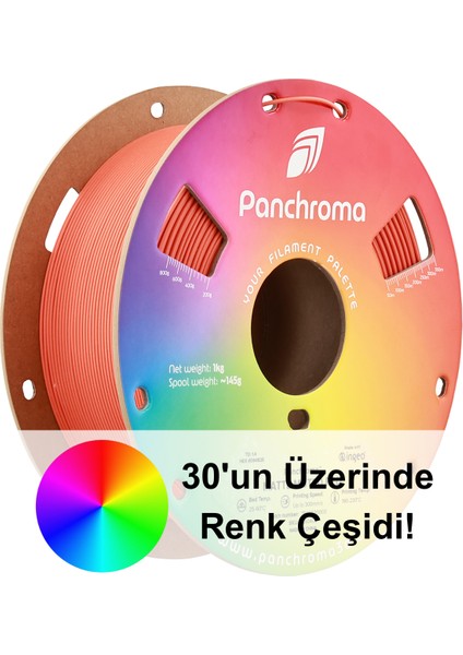 Panchroma Pla Filament Mat Yumuşak Kırmızı