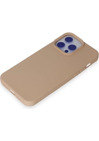 iPhone 15 Pro Max Kılıf Nano Içi Kadife Silikon - Pudra fırsatları