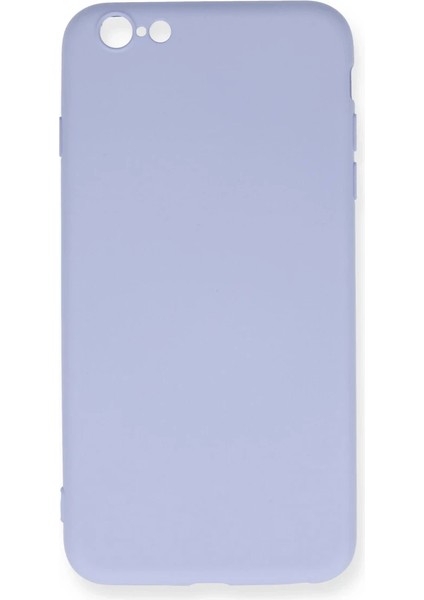 iPhone 6 Plus Kılıf Nano Içi Kadife Silikon - Lila