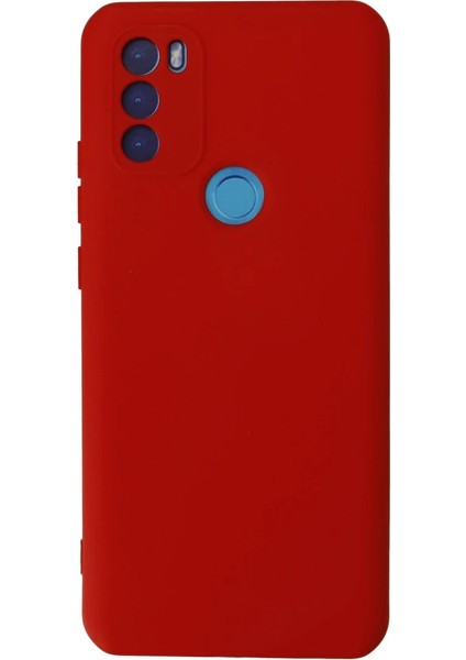 General Mobile Gm 21 Plus Kılıf Nano Içi Kadife Silikon - Kırmızı