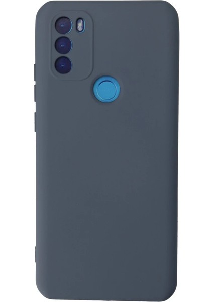 General Mobile Gm 21 Plus Kılıf Nano Içi Kadife Silikon - Gri