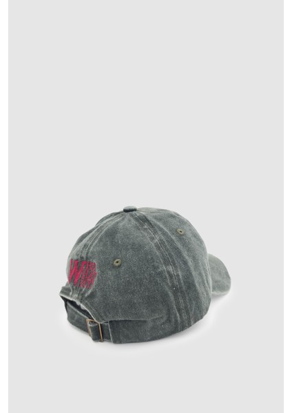Vintage Tarz Yıpratmalı W Nakışlı Unisex Spor, Günlük ve Outdoor Şapka / Kep Haki indirimleri