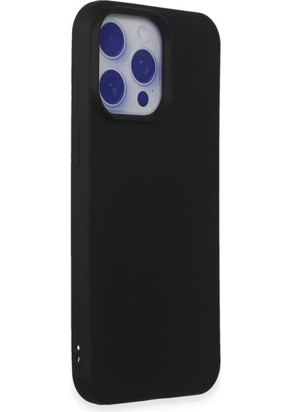 iPhone 15 Pro Max Kılıf Nano Içi Kadife Silikon - Siyah fiyatları