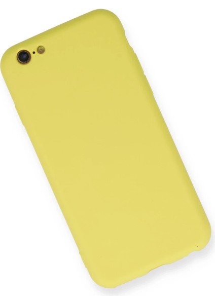 iPhone 6 Kılıf Nano Içi Kadife Silikon - Sarı fiyatları