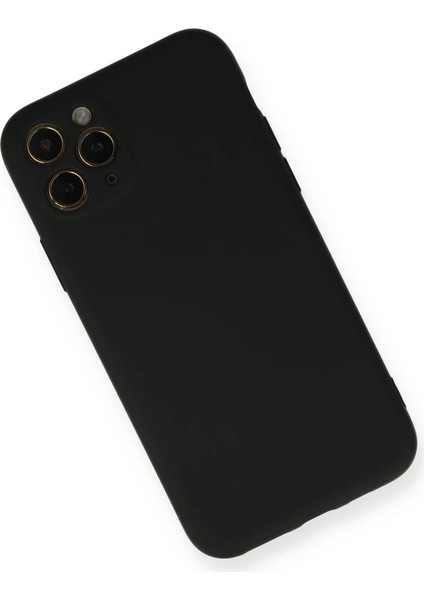 iPhone 11 Pro Kılıf Nano Içi Kadife Silikon - Siyah fiyatları