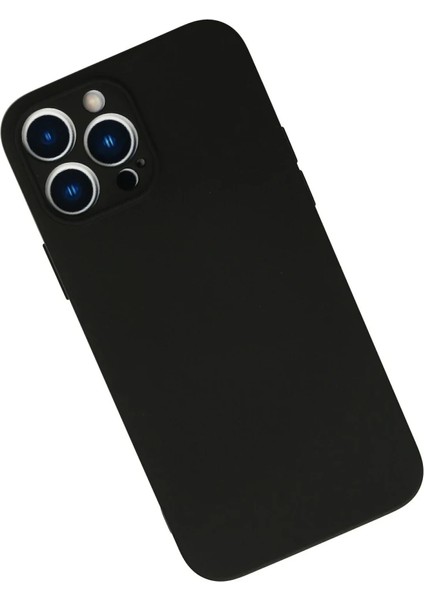 iPhone 13 Pro Max Kılıf Nano Içi Kadife Silikon - Siyah fiyatları