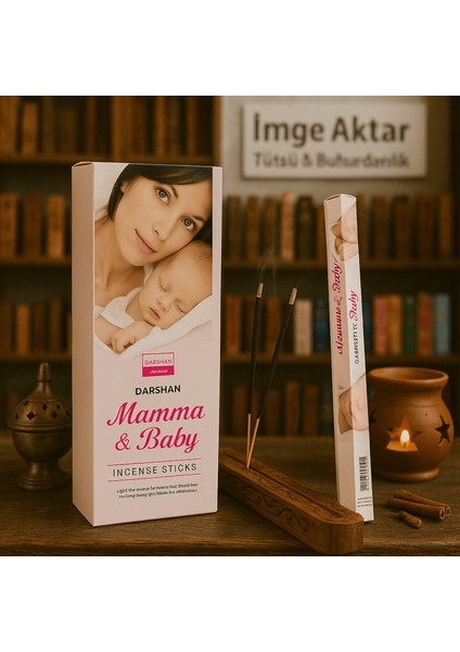 Darshan Incense mamma&baby 20'li Çubuk Tütsü