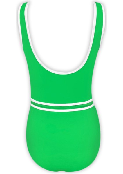 Askılı Kemer ve Toka Detaylı Spor Tasarım 50UV Kız Çocuk Mayo By Nessi Byrd fırsatları