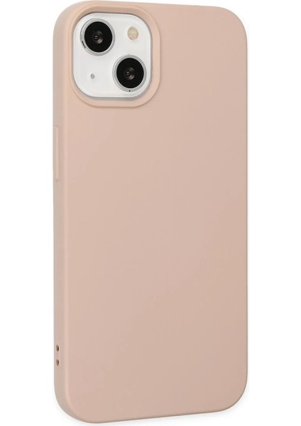 iPhone 14 Plus Kılıf Nano Içi Kadife Silikon - Pudra fiyatları