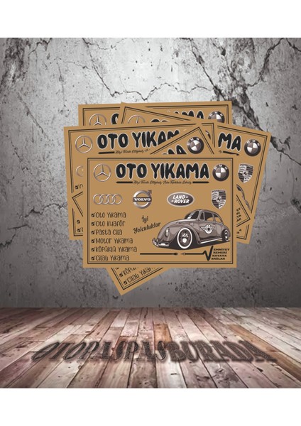 32X45 cm 100 Gr/m2 500 Adet Kraft Oto Paspas Kağıdı