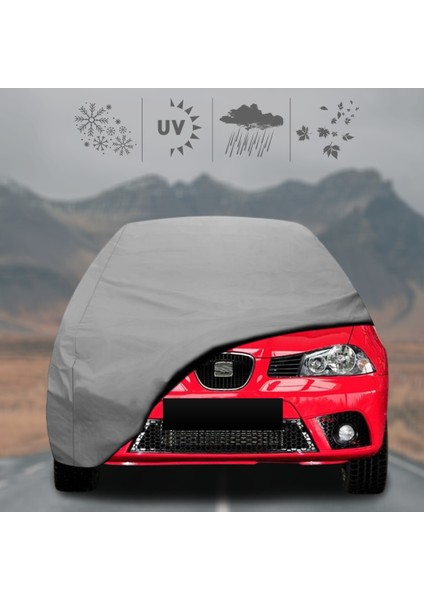 Seat Ibiza (2002 - 2008) Oto Branda Su Geçirmez Miflonlu Araba Brandası Klipsli Araba Çadırı