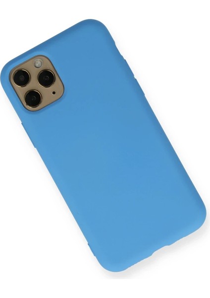iPhone 11 Pro Kılıf Nano Içi Kadife Silikon - Mavi fiyatları
