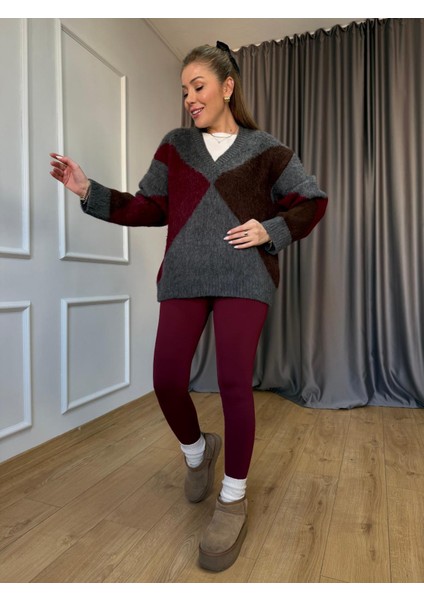 Gri V Yaka Sakallı Kazak fiyatları