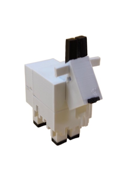 Minecraft Keçi Figür - Minecraft Temalı 3D Mini Oyuncak fırsatları