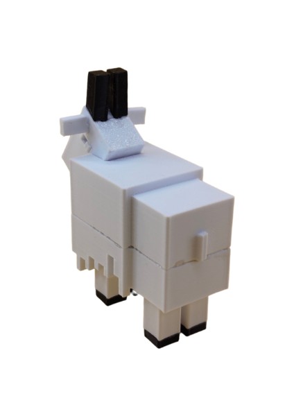 Minecraft Keçi Figür - Minecraft Temalı 3D Mini Oyuncak indirimleri