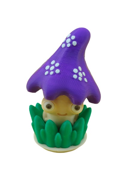 Mor Mantar - 3D Dekoratif Mini Figür