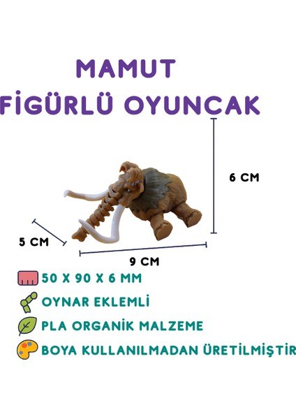 Mamut - 3D Dekoratif Mini Figür