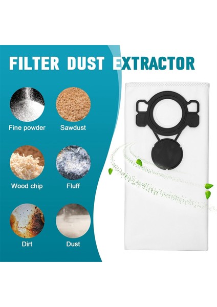 Nilfisk 107419593 ATTIX33/44, VL200AERO 20/21, Aero 25/26/31, VC2010L/VC2511 Elektrikli Süpürge Parçaları Için 12 Adet Toz Torbası (Yurt Dışından) fırsatları